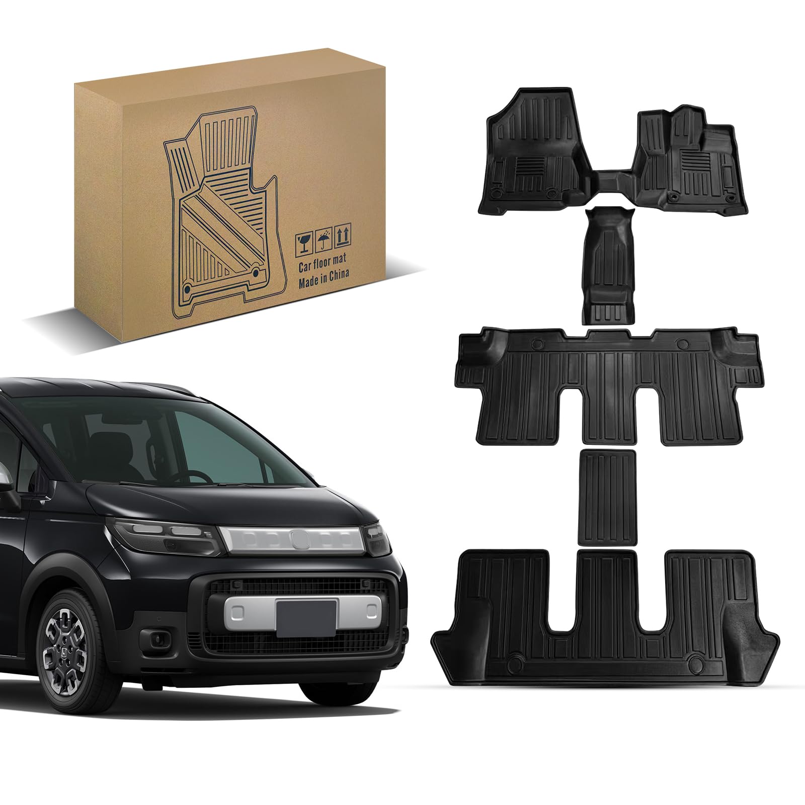 Amazon | Shvgen|適合ホンダ 新型 フリード GT系 フロアマット1-3列目