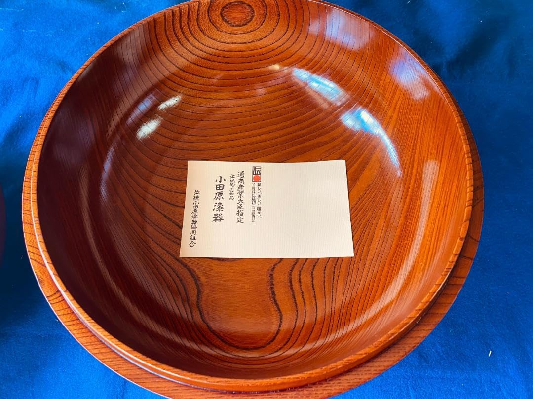 新品未使用伝統工芸品 けやきくりぬきおひつ