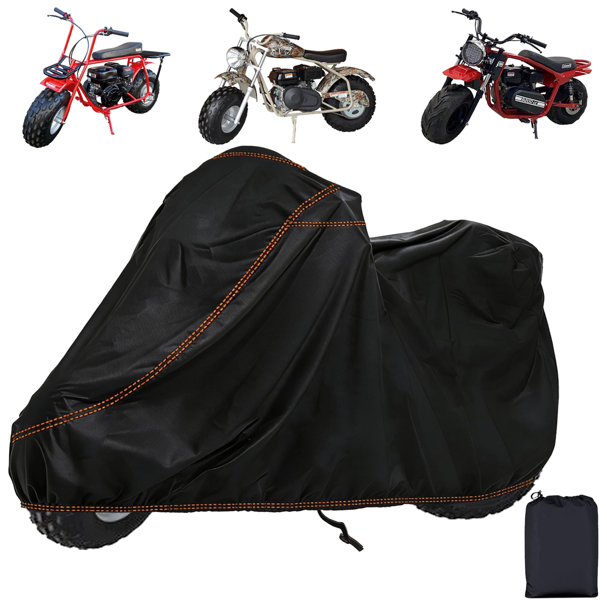 Mini Bike Cover,Outdoor&Indoor Storage Waterproof Windproof UV Protection