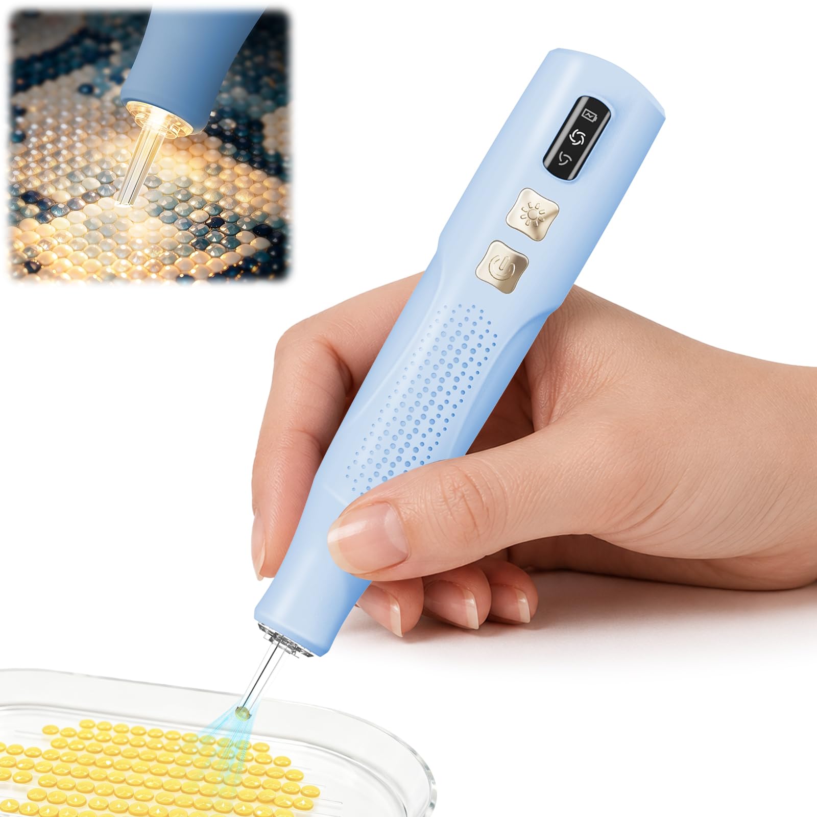 Penna a vuoto senza fili per Diamond Art, senza cera