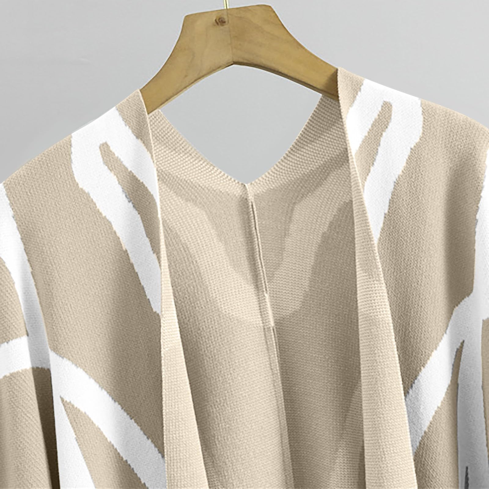 Hosenanzug Damen Elegant 3 Teiler Winter Strickanzug Damen Set 3 Teilig Rollkragen Hausanzug Kuschelig Strick Anzug Frauen Gestricktes Weites Bein Freizeitanzug Inkl. Pullover, Hose und Mantel