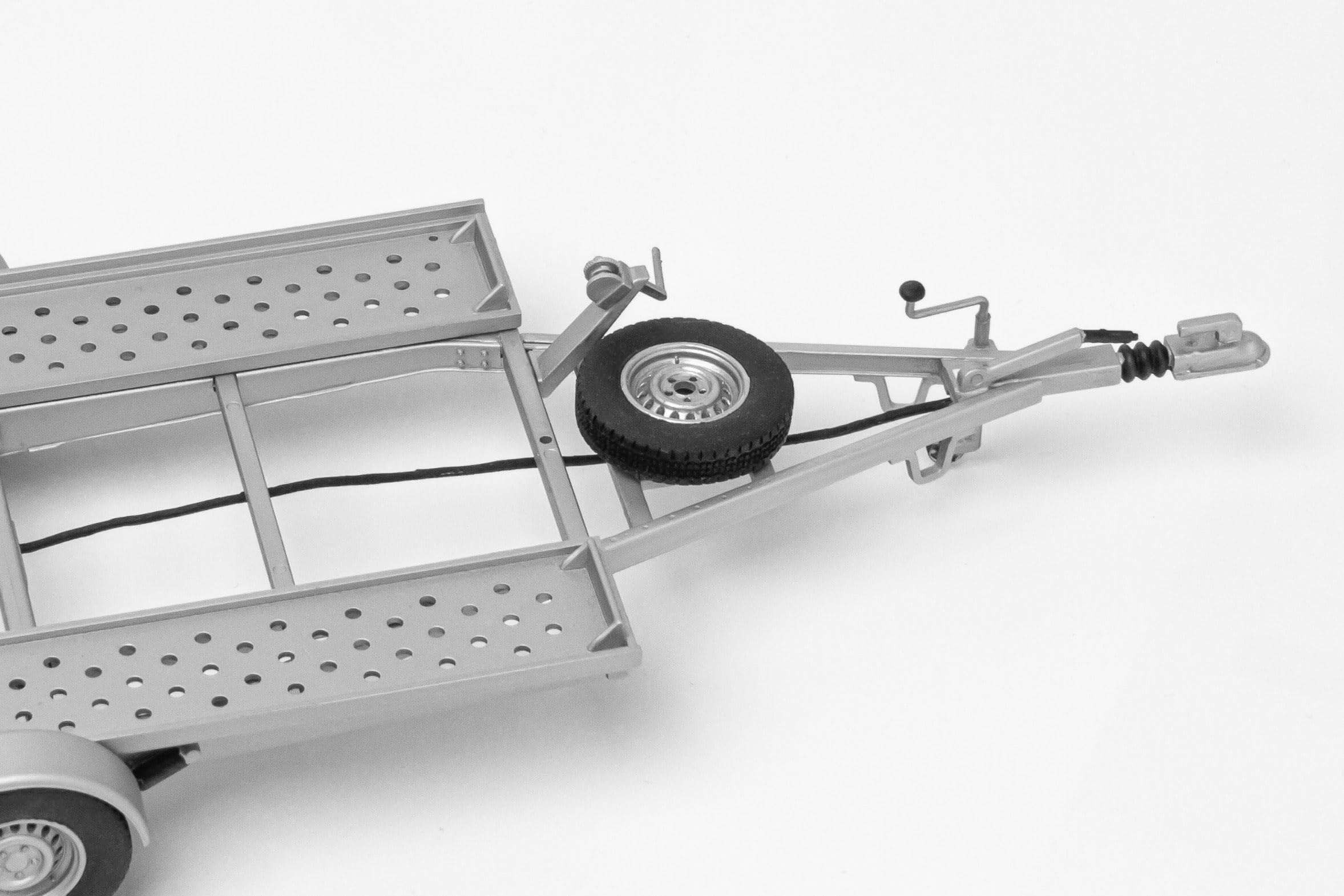 Heller 1:24 - Car Transporter Trailer, Unpainted - Image 4