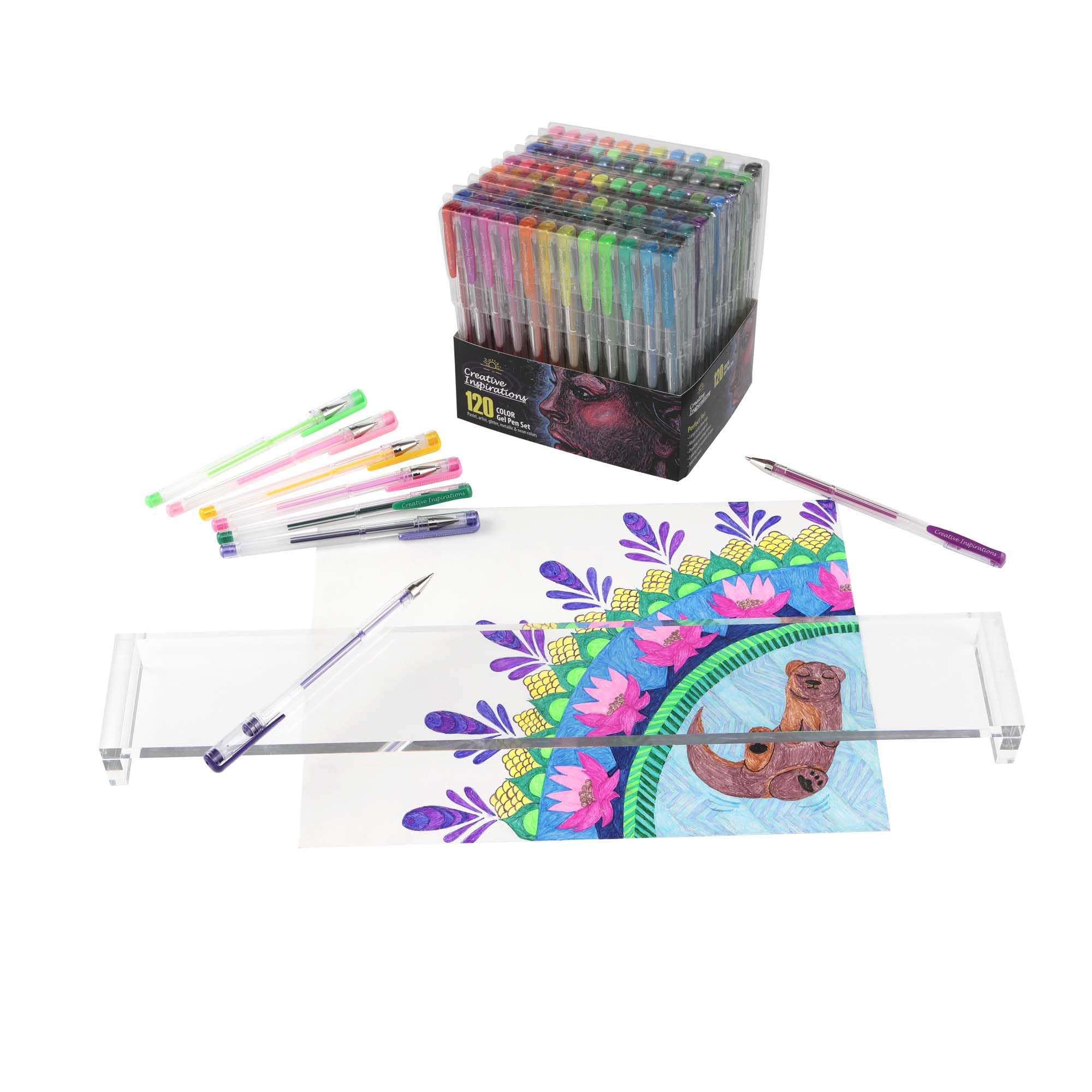 Creative Inspirations Gel Pen Sets - Long Lasting Performance, Vivid, and Free-Flowing Ink Gel Pens for Artists, Bulk, Students, Classrooms, & More! - Set of 120 - Image 3