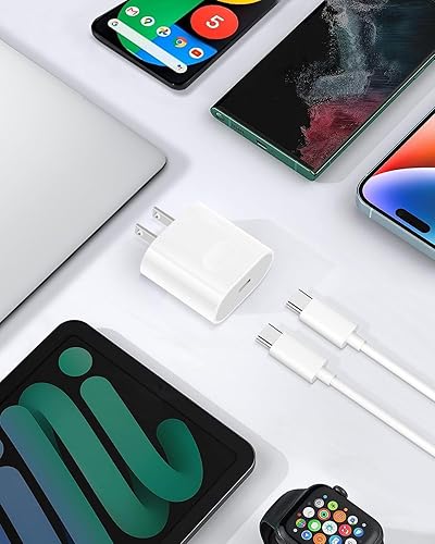 Miniatura 8 de Cargador para iPhone 15 Pro15 Pro Max, bloque de cargador USB C de 35 W con cable de carga rápida USB-C a C de 6.6 pies para iPhone 1515 Pro15 Pro