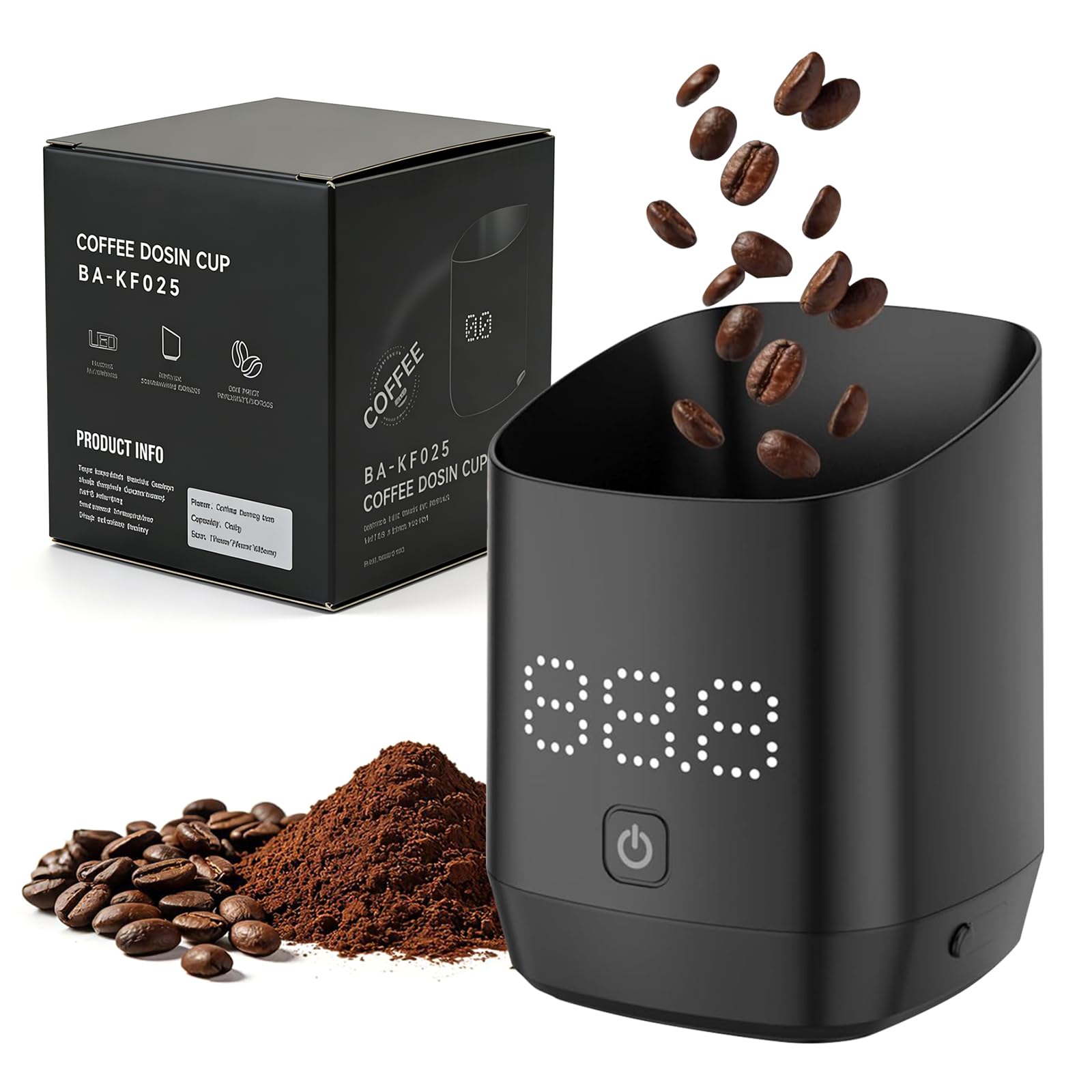 Digital Coffee Scale, Digital Coffee Dosing Cup and Scale, 500g/0.1g
