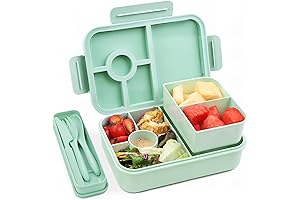 Bento Box for Adults or Kids: Bugucat 1300ml Meal Holder