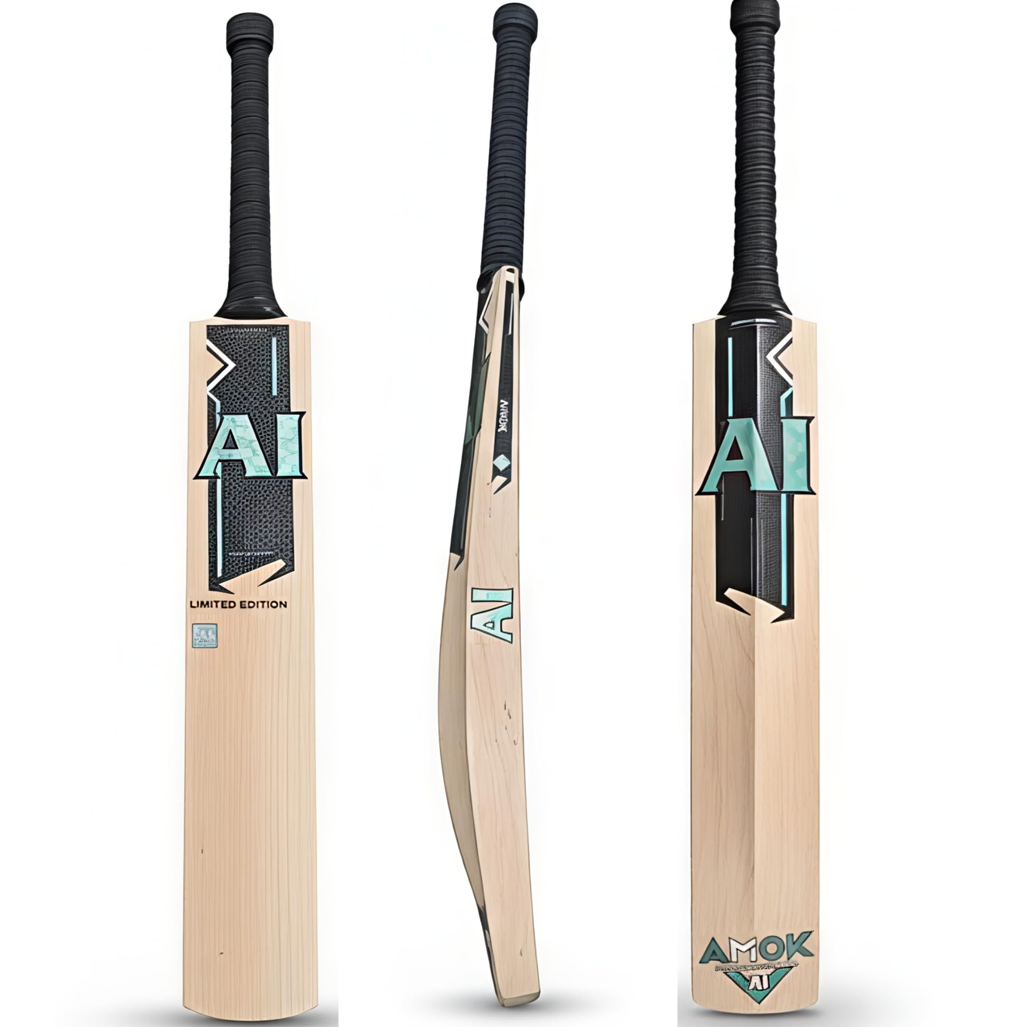 AMOK Kashmir Willow Limited Edition Cricket Bat | Pre-Knocked | Hard Pressed | Machine Knocked with Free Toe Guard Pre, Full Knocking & with Free English Tape.-image-23