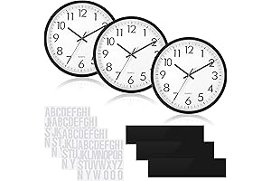 Sublime 3-Piece World Clock Set for Multiple Time Zones