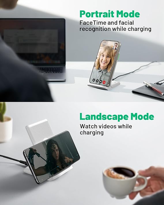 INIU 15W fast wireless charging stand