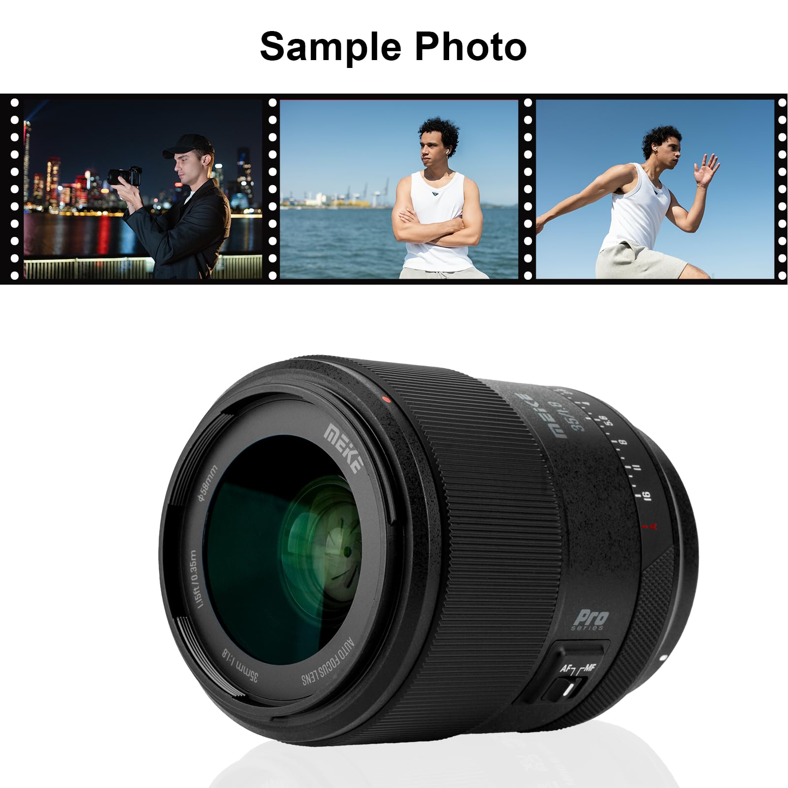 Amazon.co.jp: Meike 35mm F1.8 AFレンズ Sony Eマウントフルフレーム