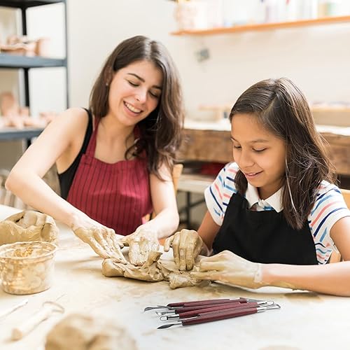 Miniatura 2 de Kit de herramientas de escultura de arcilla de 11 piezas, herramientas de arcilla polimérica para cerámica, herramienta de cerámica de doble cabezal