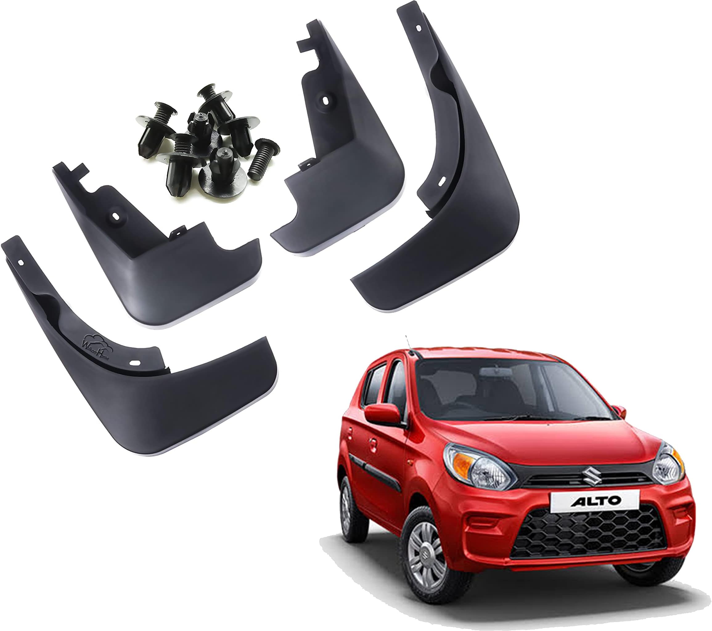 WolkomHome Mud Flap for Suzuki Alto 800 2019