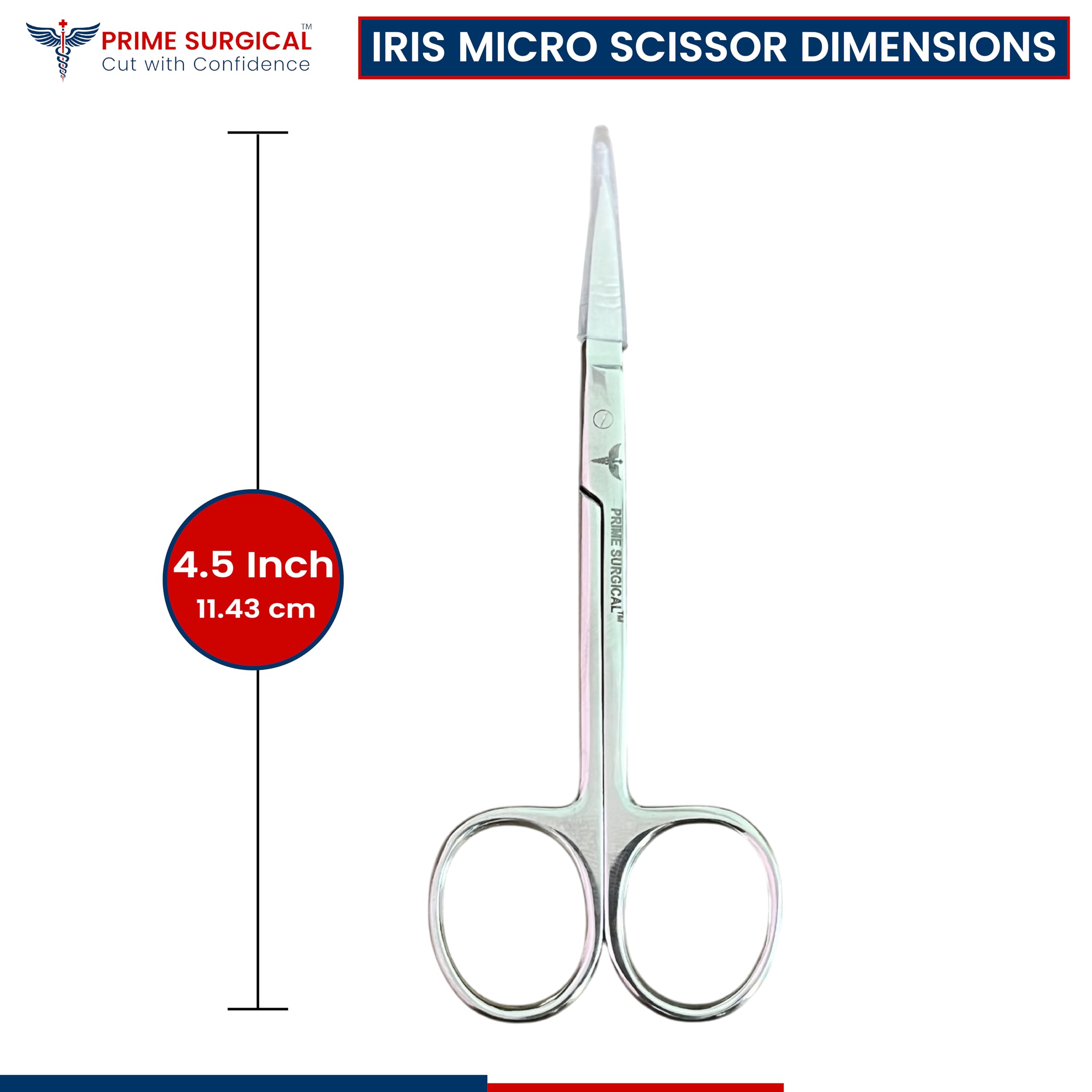 Iris Micro Dissecting Scissors - Surgical Precision -5