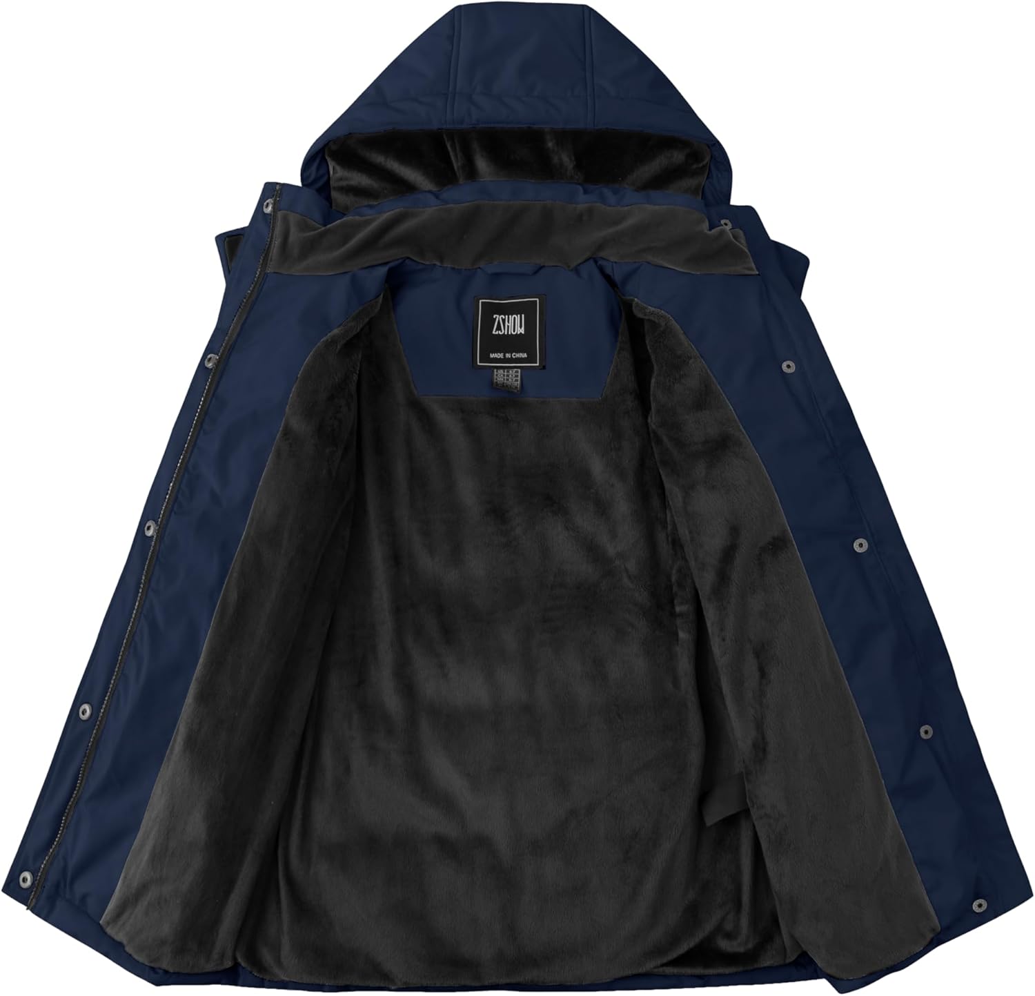 ZSHOW Girl's Winter Coats Hooded Outerwear Puffer Jacket Waterproof Warm Long Parka - Image 3