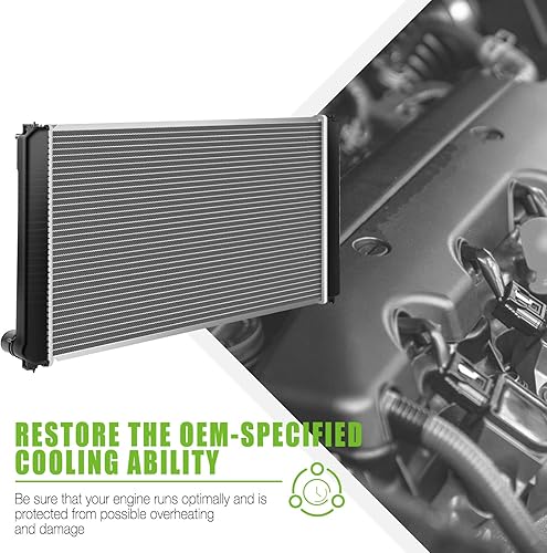 Miniatura 4 de SCITOO Radiador AT 2892 apto para Toyota 2006-2008 para Toyota RAV4 2.4L 2009-2018 para Toyota para RAV4 2.5L 2006-2012 para Toyota para RAV4 3.5L