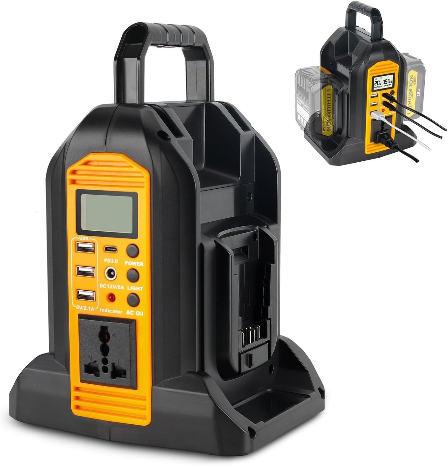 DeWalt 20 Volt to 120 Volt 350 watt Inverter