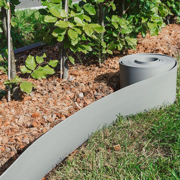 Bordure Jardin Flexible PVC 14cm X 25m - Pour Massifs, Allées, Gazon Synthétique