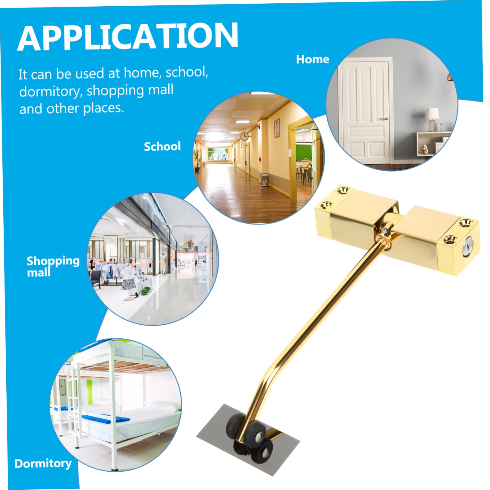 automatyczny samozamykacz do drzwi, samozamykacz s Automatic Door Closer Easy Install Spring Buffer for Screen Doors