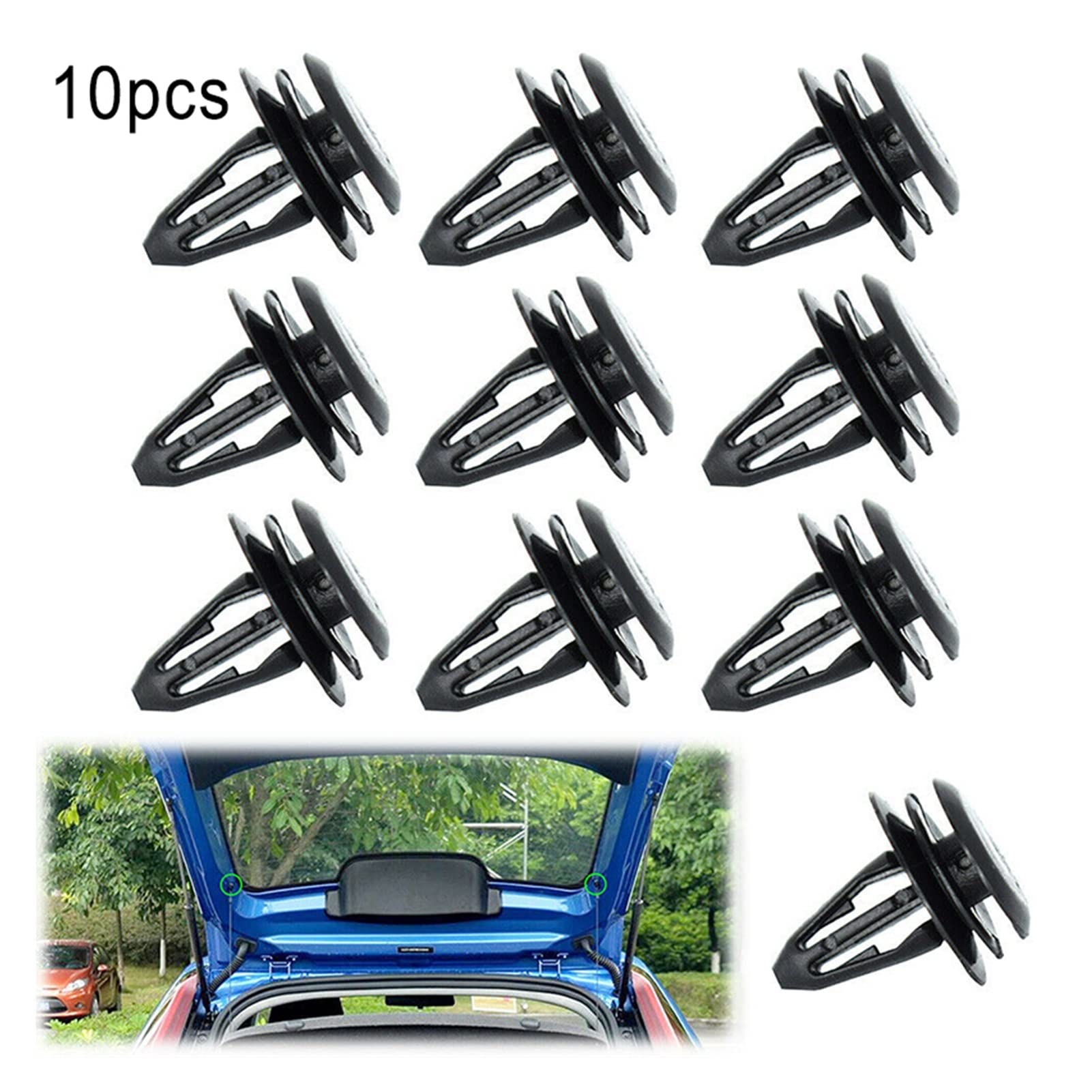 Clip Del Cavo 10pcs Compatible Mg Zs Mg3. Stivaletto Posteriore Coperchio Del Carico PACCINA PACELLO STAGGIO CLIP CLIP Adatta Compatible I Veicoli Clip Del Cavo Di Elettrodomestici Nuovo