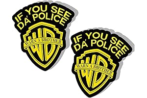 2Pcs 5" If You See Da Police Warn a Brother Funny Decal...