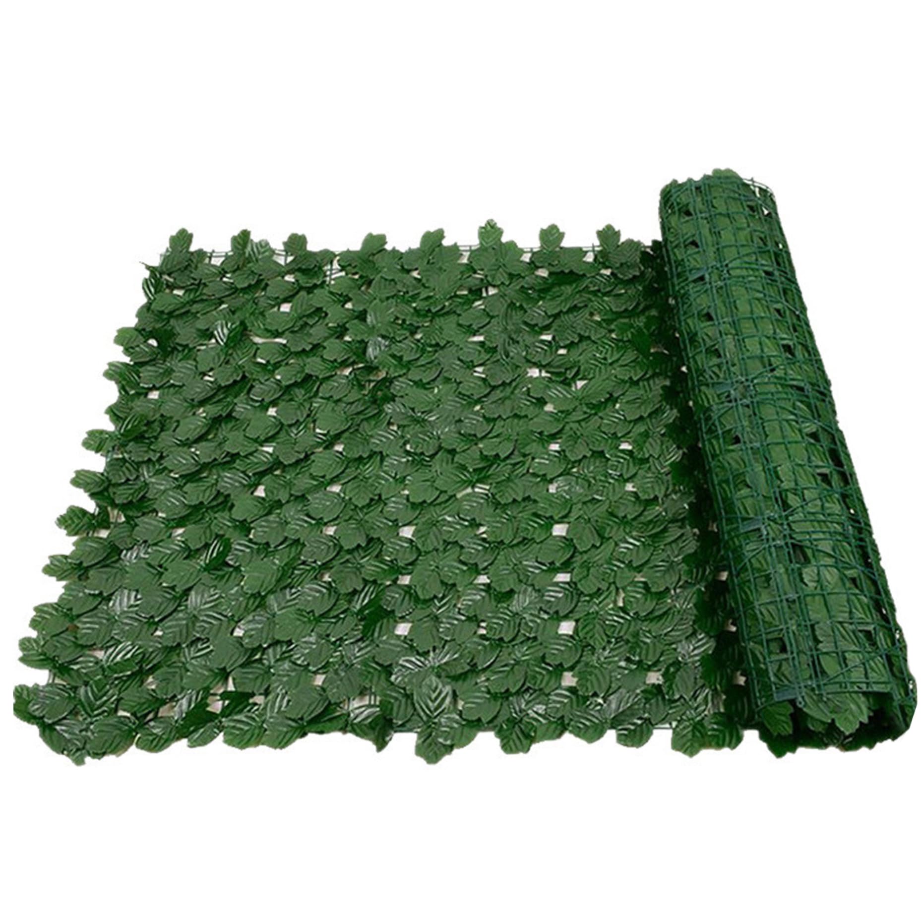 Écrans de jardin réalistes et treillis avec feuilles artificielles pour cacher un vis-à-vis