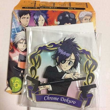 Amazon 家庭教師ヒットマンreborn リボーン アクリルバッジコレクション クローム髑髏 ジャンプショップ アイドル 芸能人グッズ 通販