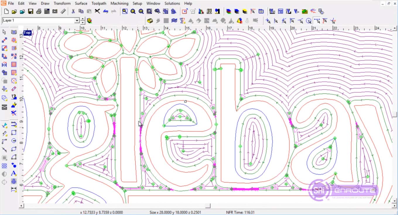 Software EnRoute CNC, 6 meses de suscripción, software de diseño CAD CAM para máquinas CNC, diseño 2D y 3D y trazado para Routers (código de registro y descarga de software)