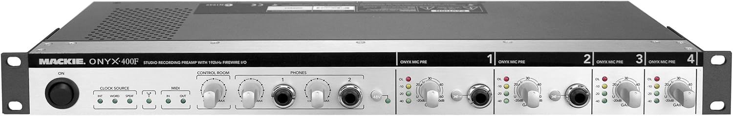 Mackie Onyx 400F 4-Ch. Rackmount Preamp/FireWire Interface