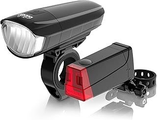 DANSI Bicycle Light Set StVZO I LED Bicycle Light I Wheel Light Bright Front