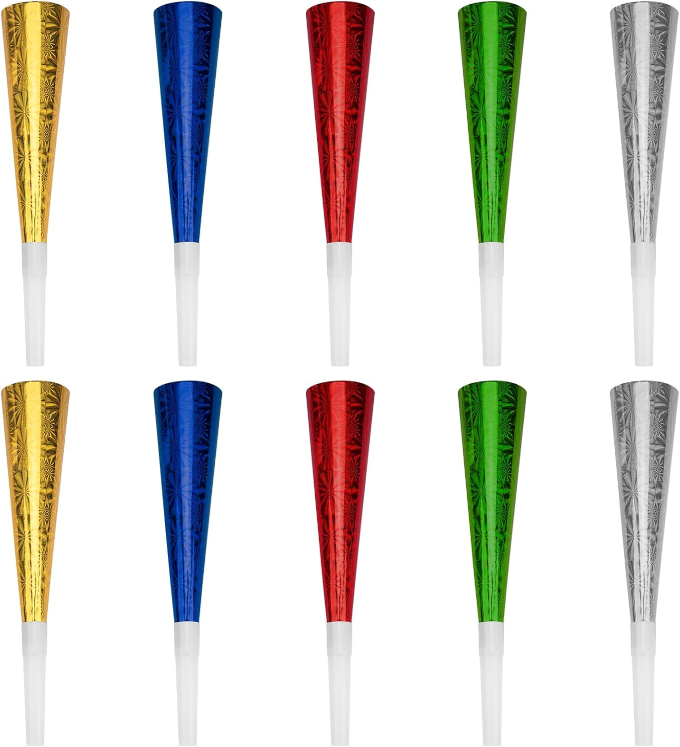 Amazon.com: HannaFires 10PCS Party Horns Paper Noisemaker – Birthday ...