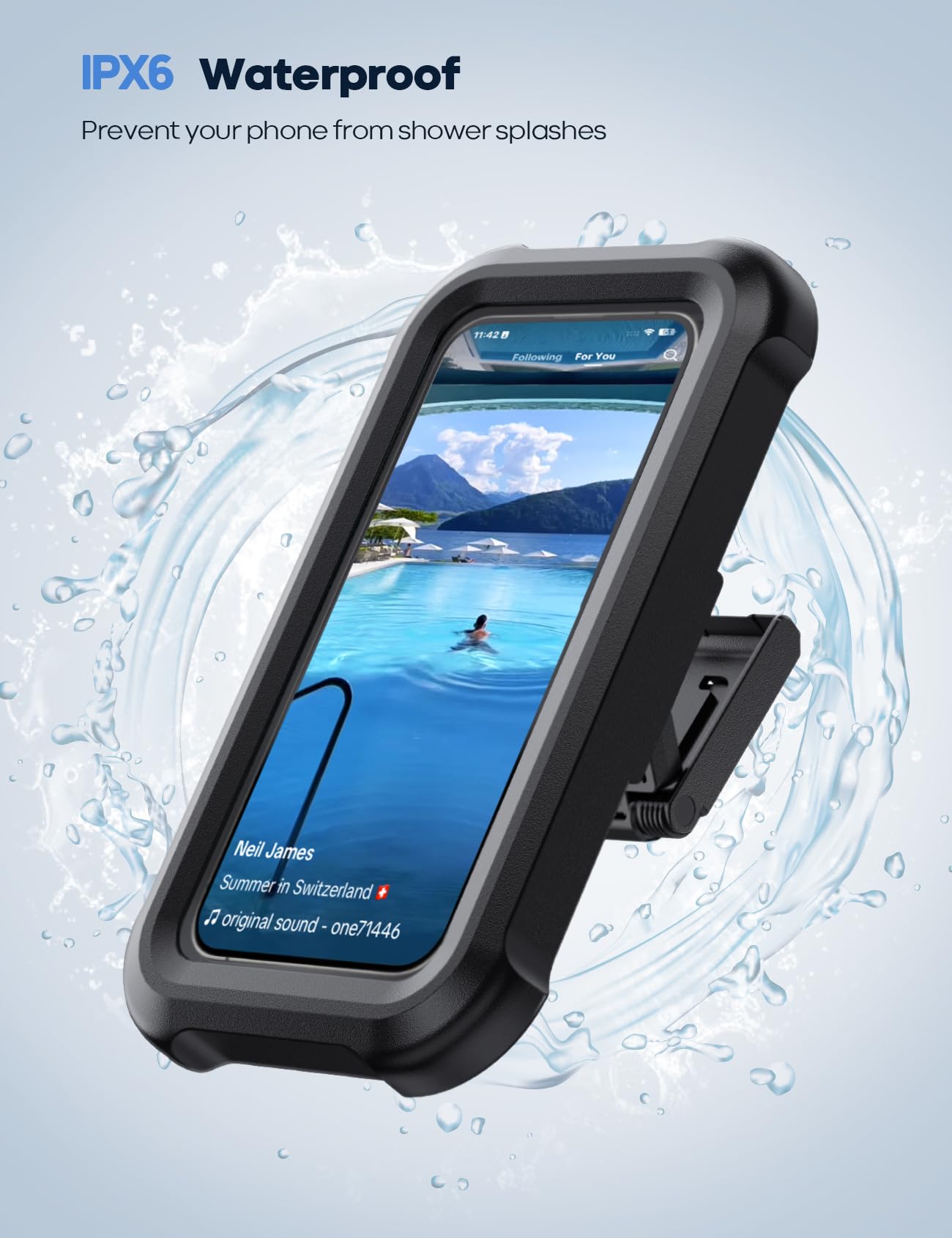 Lamicall Shower Phone Holder