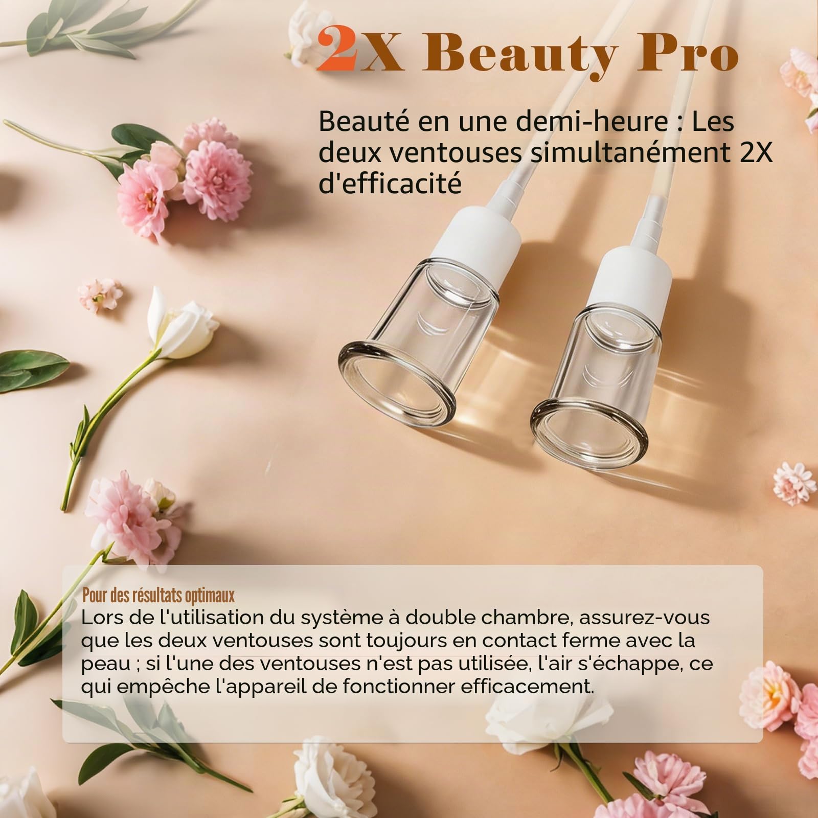 Ventouse Visage Electriques, Ventouse Cellulite Electrique 3-en-1 avec Gua Sha & Massage, 6 PCS Ventouses en Verre Véritable, Raffermissent contours Visage, Ventouse Electrique Anti Cellulite