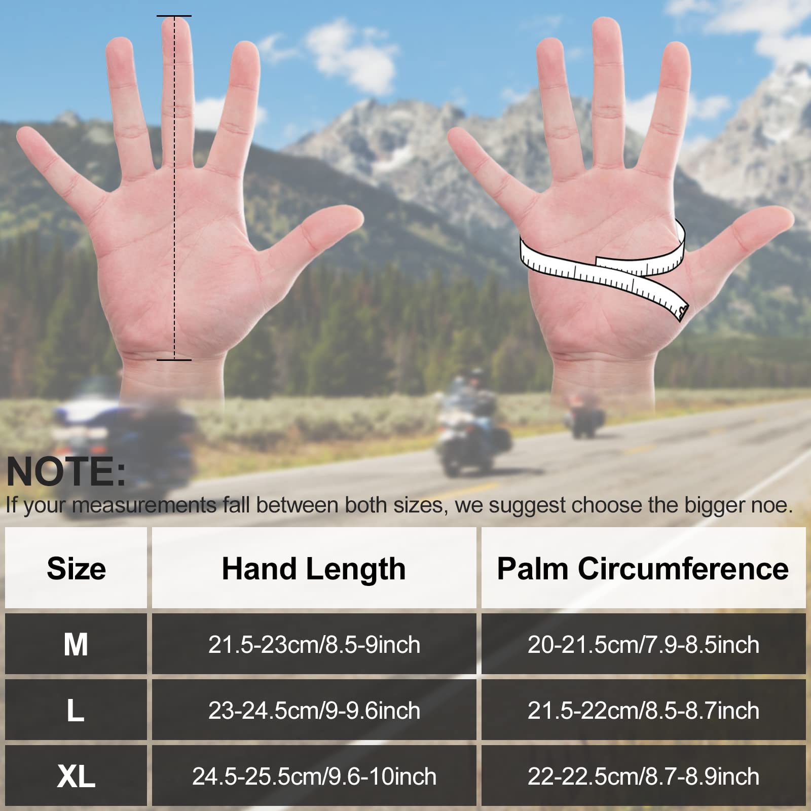 Gants de Moto Tactiques Firschoie avec Protection des Articulations et 2 Doigts Écran Tactile Noir XL