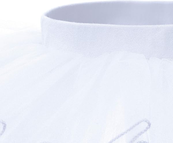 Bezioner Gonna Tulle Bambina tutù Danza Balletto Ragazze Festa Abito Gonne Costume per Bambine 1-9 Anni - 5