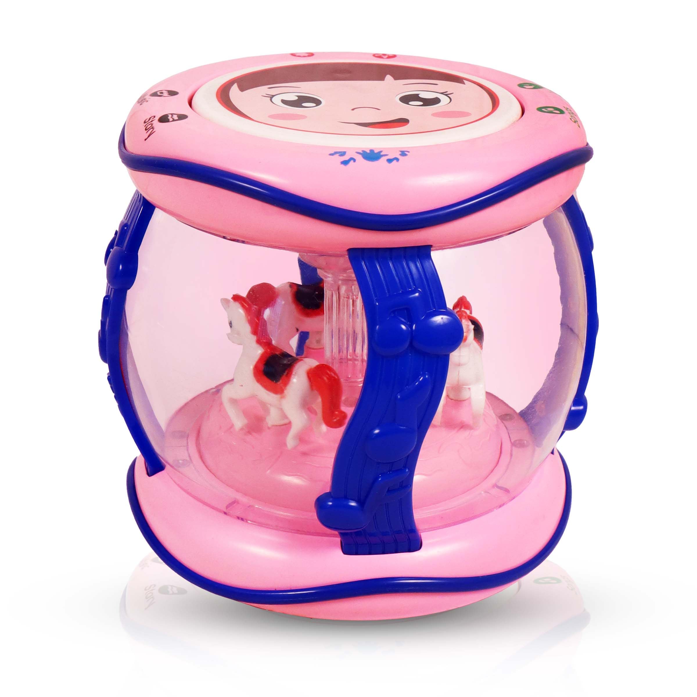 Toyshine Rotating Projector Early Learning Education Merry-Go-Round Wind Up Music Box Toy for Crawling and Toddler (B08WHQL9YG) Amazon Price History, Amazon Price Tracker