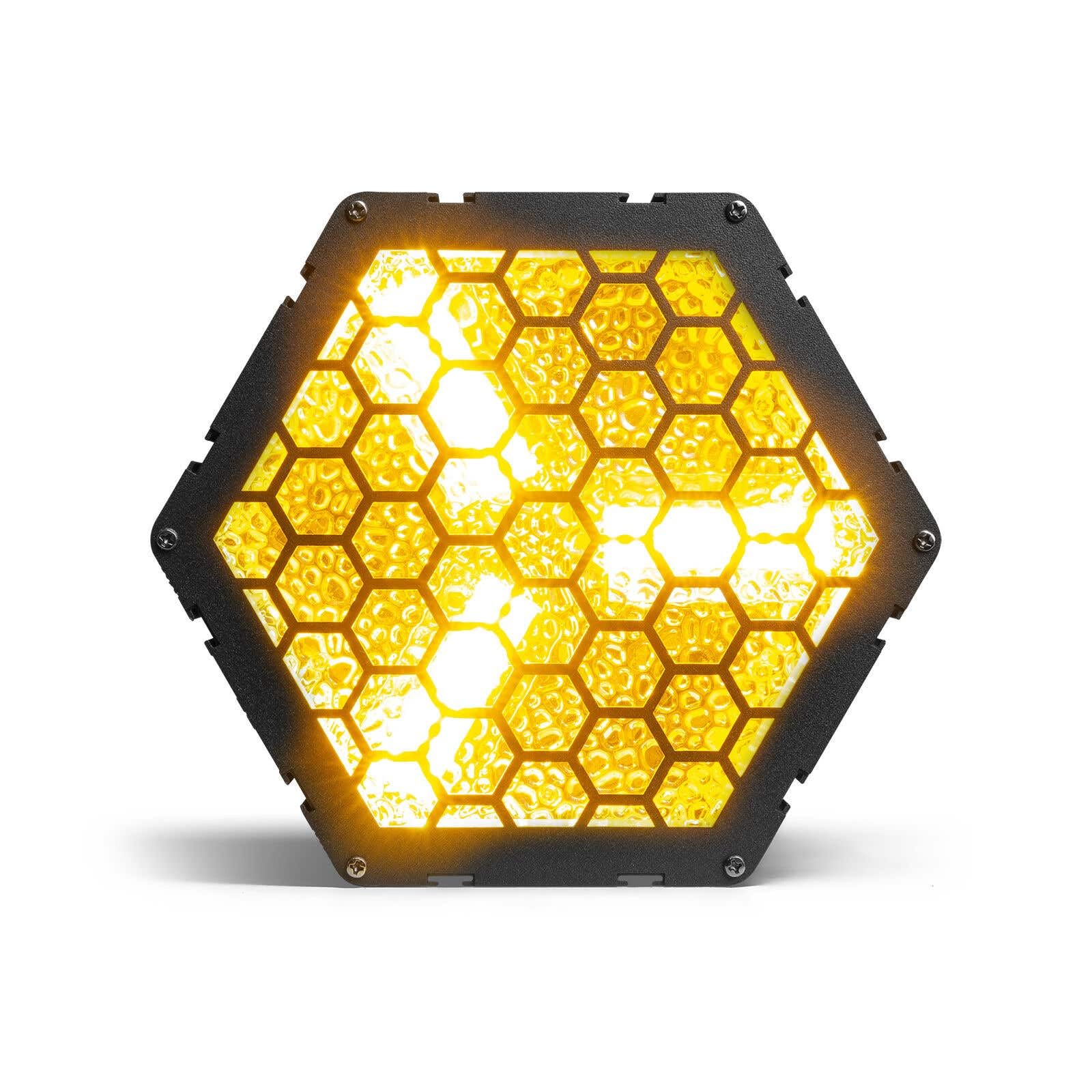 BeamZ RB90 - Retro Stage Blinder, 4er Set, 3x 30 Watt LED Effektstrahler DMX Licht, 3-in-1 Bühnenlicht Deko, Lichtorgel Warmweiß, 72x RGB-SMD-LEDs, Stroboskop, Disco Beleuchtung, 5-Pin DMX