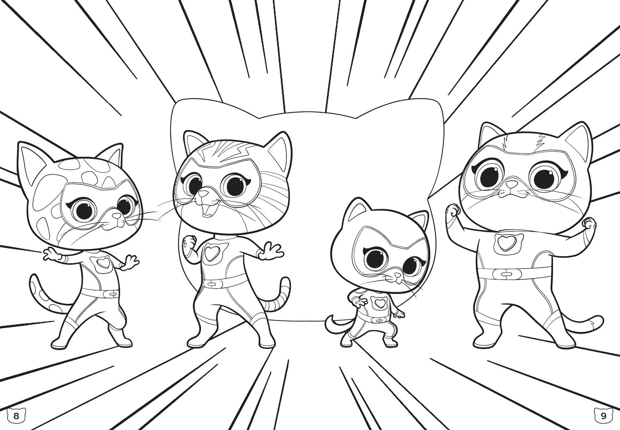 Disney Superkitties: Superkitties, Go! (Coloring & Activity With Crayons)