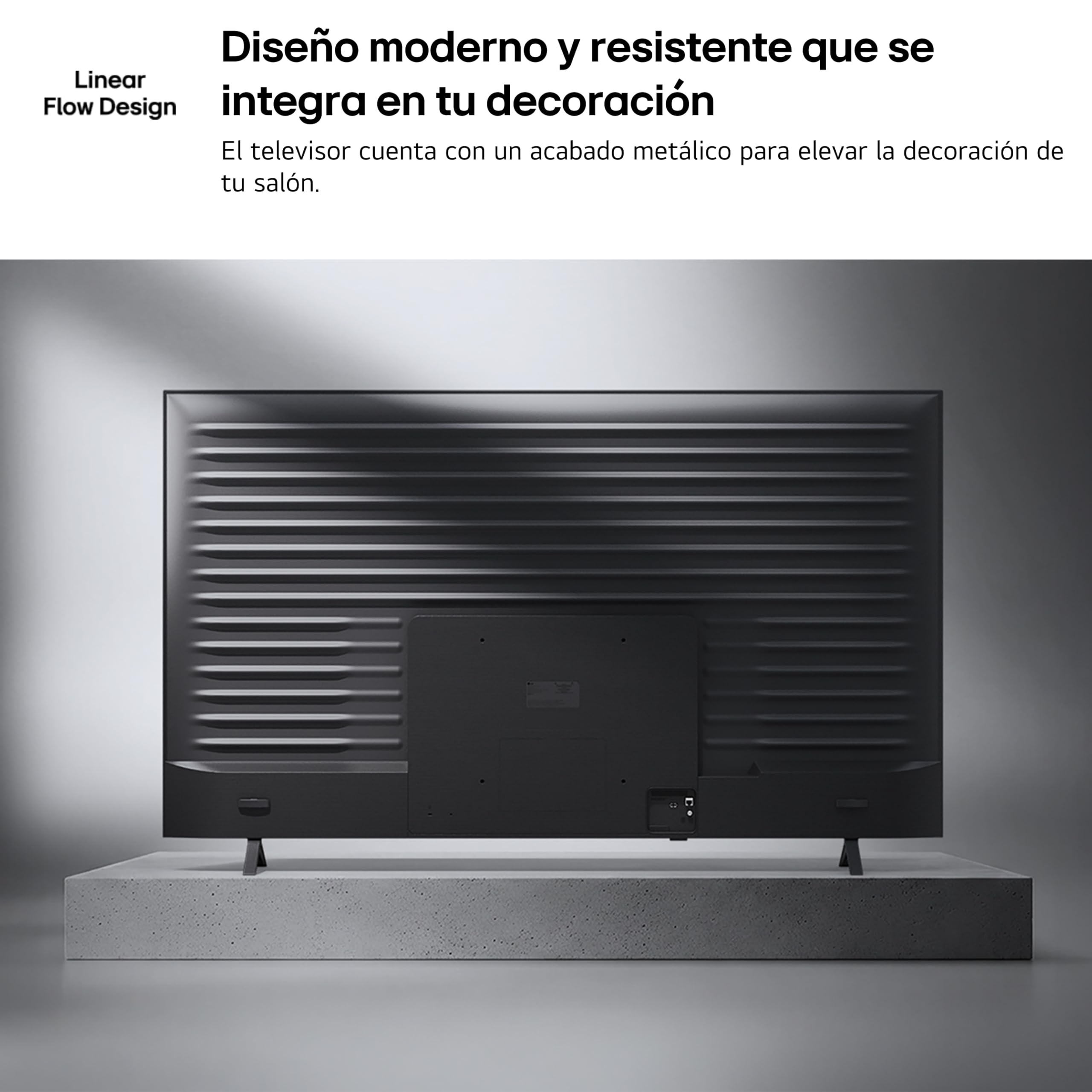 LG 43QNED70B6C - TV 43", QNED MiniLED, 4K AI, Smart TV, WebOS 25, Sin Reflejos al 94%, Procesador Alpha 5 Gen7 AI, 120Hz, Super Upscaling, HDR10 y Dolby Digital Plus, Alexa/Google Assistant, Negro