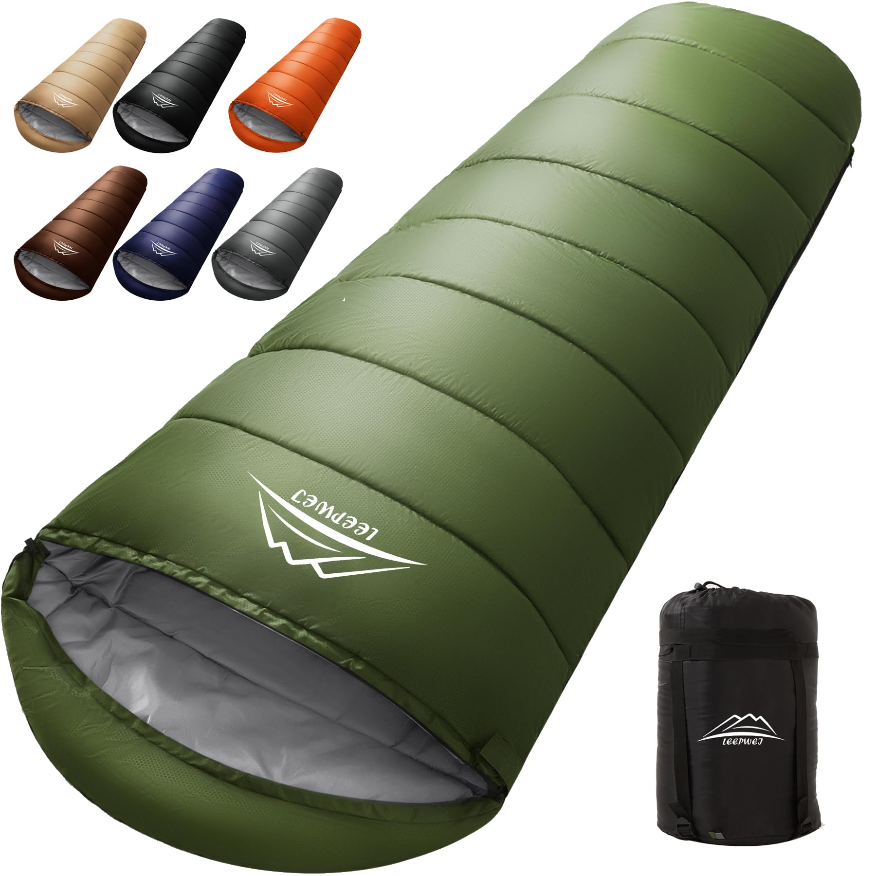 Amazon.co.jp: 寝袋 シュラフ 冬用 マミー型 LEEPWEI キャンプ