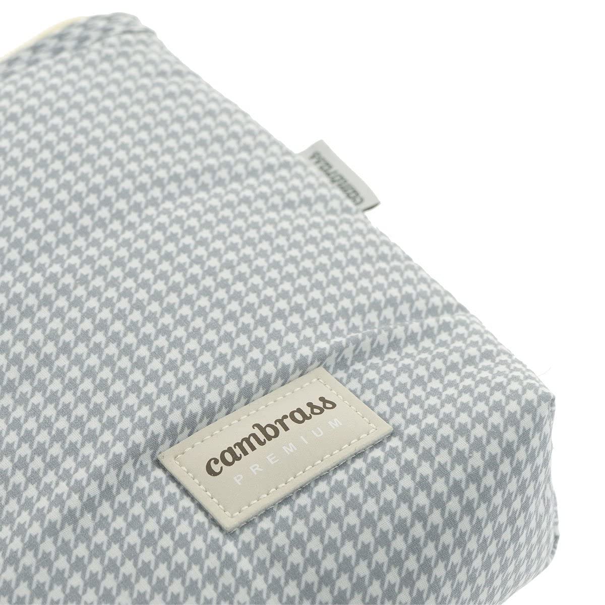 Cambrass Trousse de Toilette pour bébé - Trousse de Toilette avec Fermeture éclair - Sac de Toilette - Mini Windsord Gris 6 x 28 x 20 cm