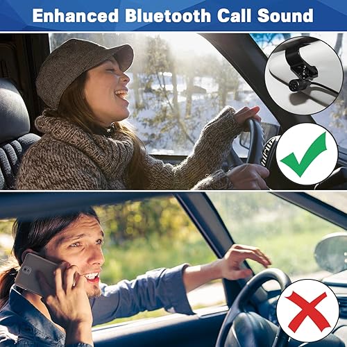 Miniatura 5 de Micrófono estéreo para coche, 0.138 in Jack Car Bluetooth micrófono para 5 '' 7 '' 9 '' 10.1 '' en unidad principal GPS DVD Radio estéreo