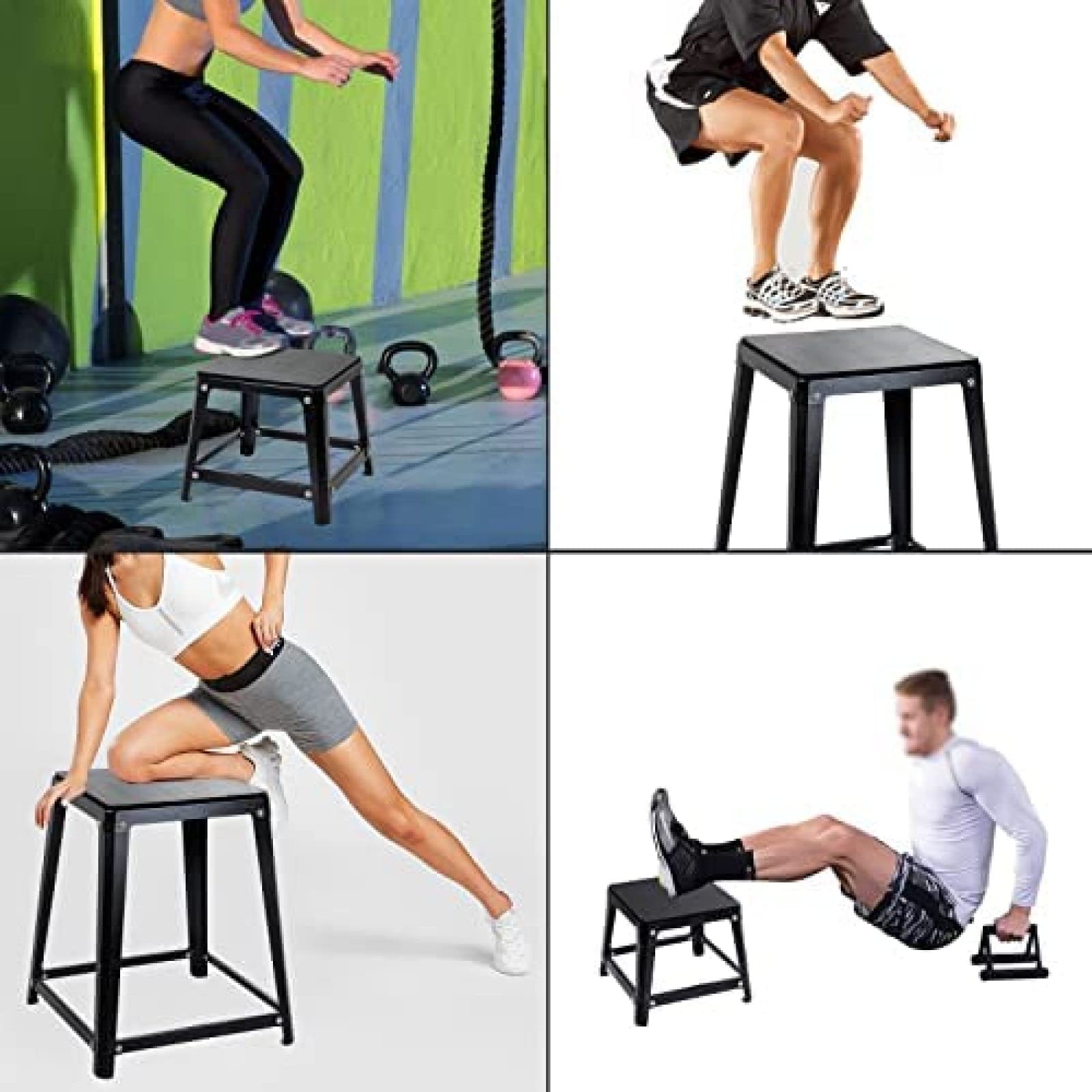Plyo Box Metal Plyometric Jumping Box 12 Inch With 17 13 Inch