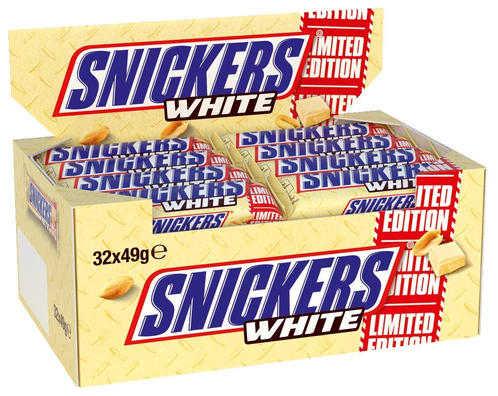 Mars Snickers White 32 x 49g Riegel LIMITED EDITION