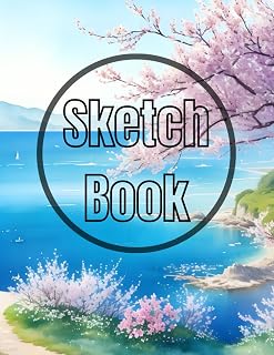 Sketch Book: Premium watercolor spring sea design cover page Sketchbook Blank Paper Pad 8.5" x 11" - sketchbook 120 Pages Blank Paper Book For ... Unlined Journal Soft Cover sketchbooks
