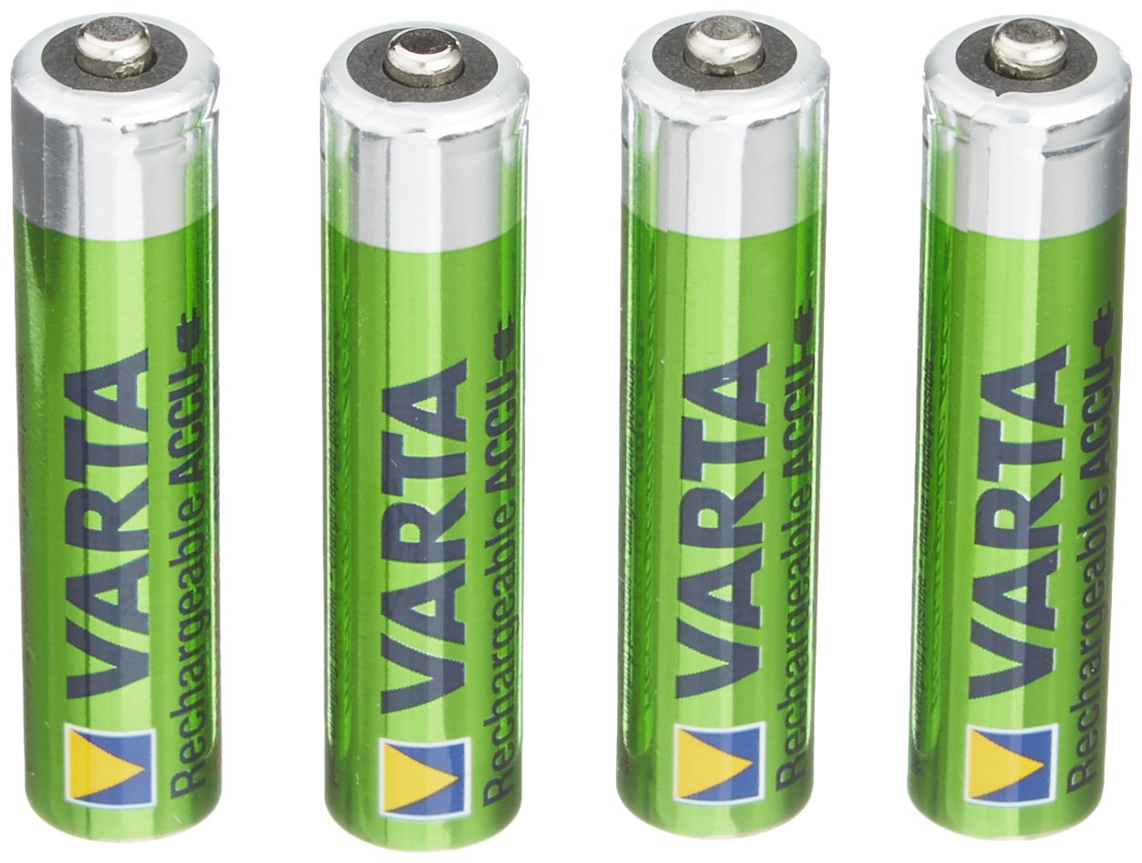 Varta Accu AAA HR03 800mAh Rechargeable Batteries x 4 *Latest Generation Accu*