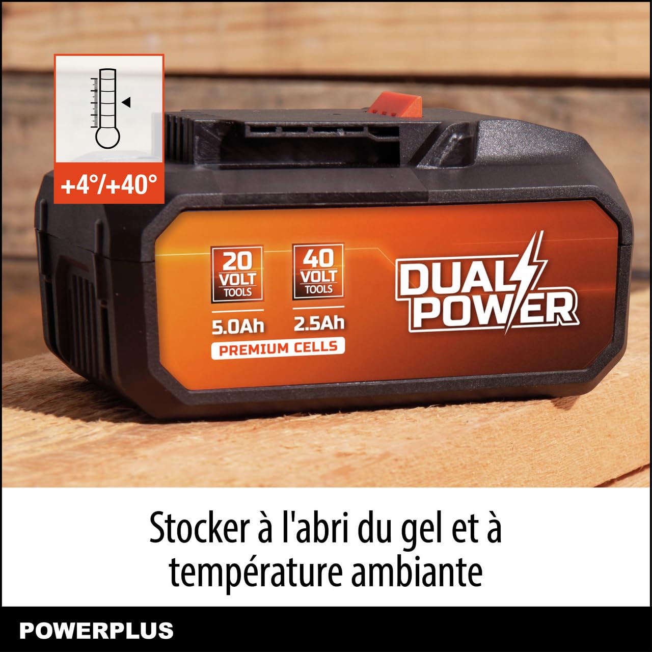POWERPLUS Akumulator 40 V LI-ION SAMSUNG 2,5 AH POWDP9037