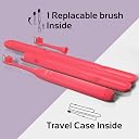 GRIN Natural Oral Care Toothpaste Teeth Whitening SLS Free Toothpaste for Adult and Kids with Electric Toothbrush for Adults with 2 Brush Heads & Carry Case | 3 Cleaning Modes, Sonic Technology (100 Gram, Mintesberry + Miami Coral Toothbrush) gallery image