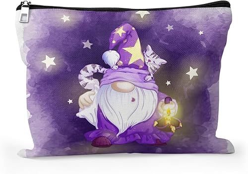 Bolsa de maquillaje para mujer, Lindo gnomo302