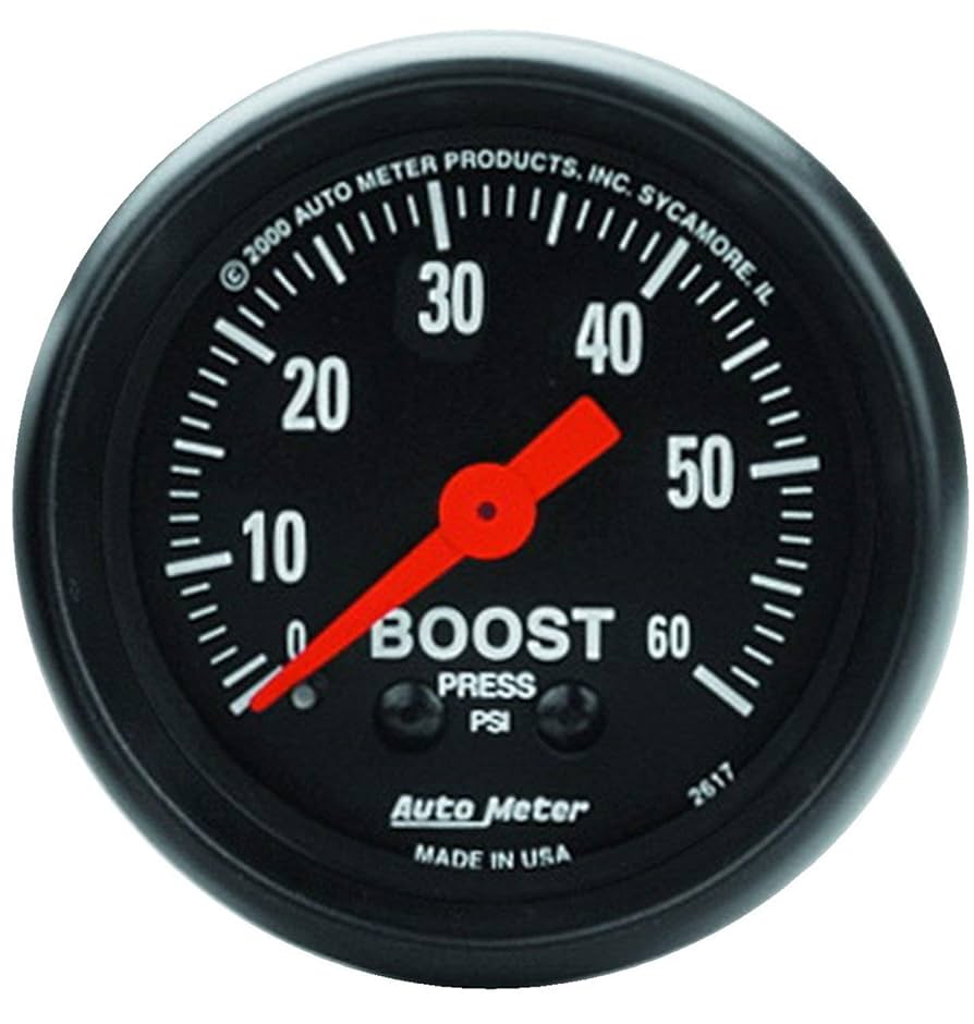 Amazon.com: AUTO METER 2617 Z-Series Mechanical Boost Gauge