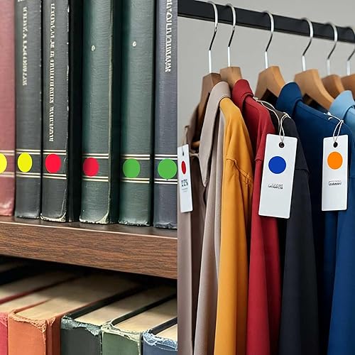 Miniatura 5 de ChromaLabel 3/4 Inch Circle Sticker Labels, Easy to Write On Round Colored Stickers, Permanent Sticky Dots - 1200 Colored Dot Stickers per Variety